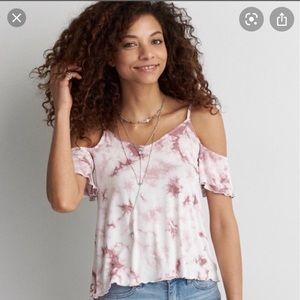 american eagle off the shoulder top